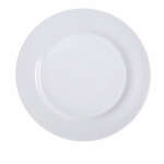 Yanco PS-6 6.25-Inch Piscataway Porcelain Round White Plate, 36/CS