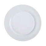 Yanco PS-9 9.5-Inch Piscataway Porcelain Round White Plate, 24/CS