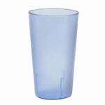Yanco PT-016B 16 Oz Plastic Blue Tumbler, 72/CS