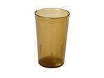 Yanco PT-020A 20 Oz Plastic Amber Tumbler, 72/CS