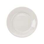 Yanco RE-21 12-Inch Recovery Porcelain Round American White Plate, DZ