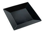 Yanco RM-106BK 6-Inch Rome Melamine Square Black Plate, 48/CS