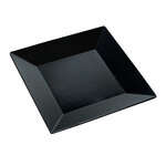 Yanco RM-114BK 14-Inch Rome Melamine Square Black Plate, DZ
