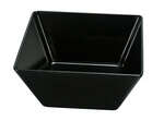 Yanco RM-404BK 10 Oz 3.75x2.5-Inch Rome Melamine Deep Square Black Bowl, 72/CS