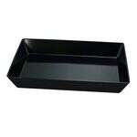 Yanco RM-614BK 13.75x10x2.5-Inch Rome Melamine Rectangular Black Tray, DZ