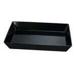 Yanco RM-618BK 17.75x11.75x2.5-Inch Rome Melamine Rectangular Black Tray, 6/CS