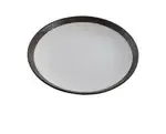Yanco RO-112 12x1.125-Inch Rockeye Porcelain Coupe Shape White Plate, DZ