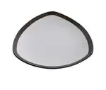 Yanco RO-307 7x1-Inch Rockeye Porcelain Triangle White Plate, 36/CS