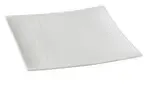 Yanco SH-106 6.25-Inch Shanghai Porcelain Square Bone White Plate, 36/CS