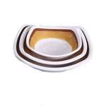 Yanco SL-023 3.75-Inch 2 Oz Soul Melamine Square Sauce Dish, 72/CS (Discontinued)
