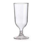 Yanco SM-12-G 3x5.5-Inch 12 Oz Clear Plastic Stemware Goblet Glass, 24/CS