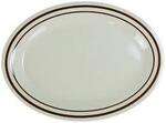 Yanco SS-212 12x9-Inch Sesame Melamine Oval Beige Platter, DZ