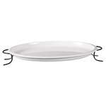 Yanco ST-101BK 13.5x17.75x3-Inch Rome Melamine Round Black 1-Tier Stand For RM-3022, 6/CS (Discontinued)