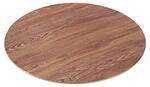 Yanco WD-312 12-Inch Melamine Wooden Look Round Tray, DZ