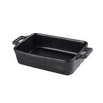 Yanco NB-910, 25 Oz 9.62x7.5x5.5x2.25-Inch Ceramic Bake Plate with Handle, 6/CS